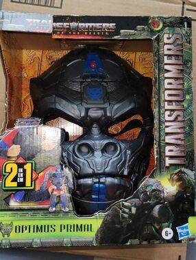 Transformers Optimus Primal Mask - Black & Blue